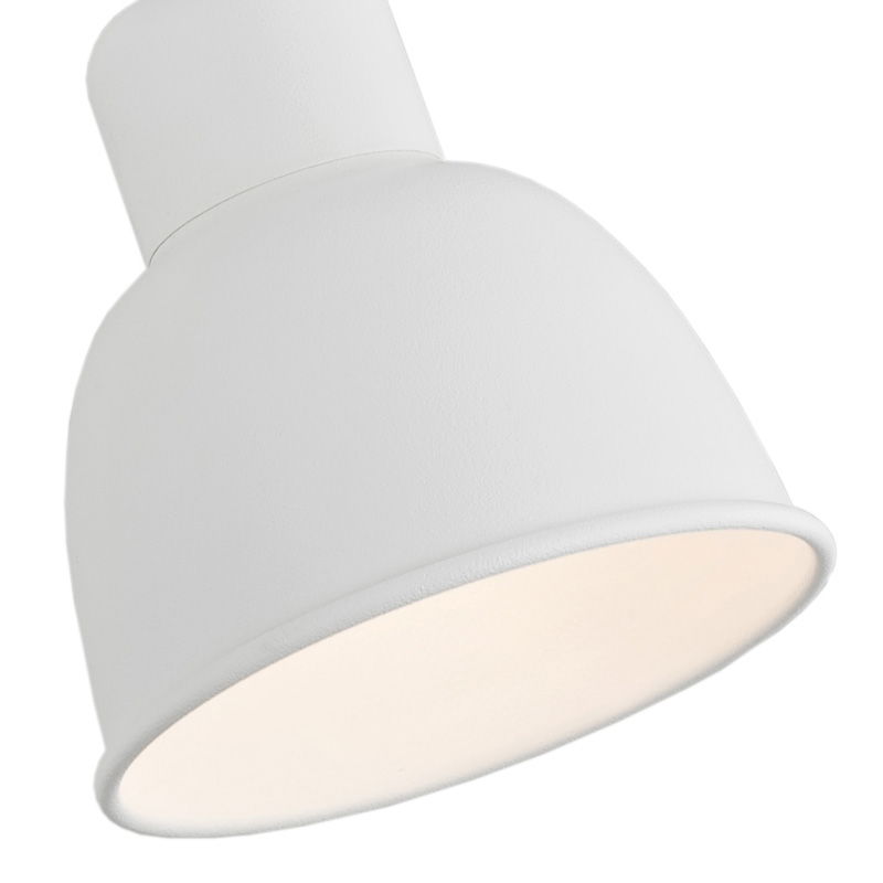 fratu 2 lamp wall light, adjustable shades, white