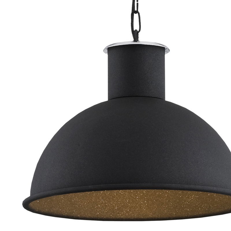 fratu hanging pendant lamp, black, 1 lamp, 38cm