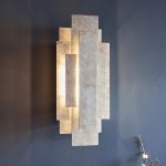 Platea Wall Light, Silver, Rectangle, 2 Lamp