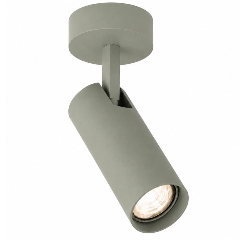 lensa sage surface mounted adjustable ceiling spotlight, 1 lamp, gu10, 8cm wide