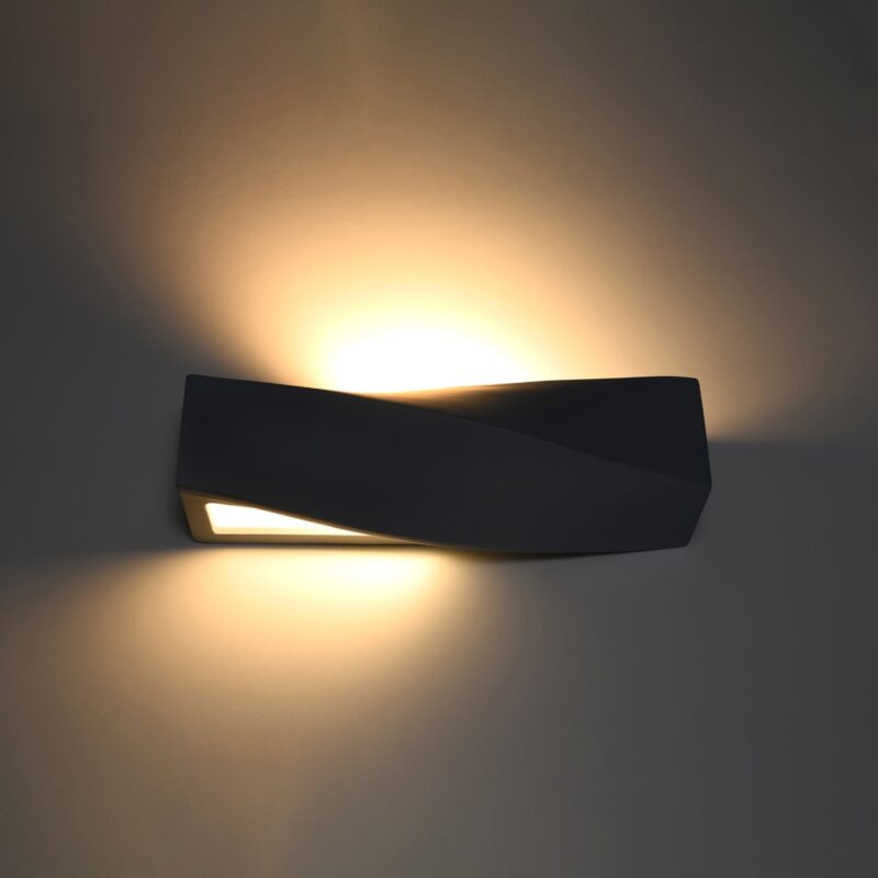 Sigma Wall lamp ceramic black Image 3