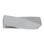 Twist Grey Ceramic Wall Lamp, 1 Light, 42cm Length