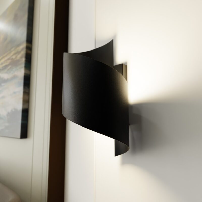 Spenser Black Wall Lamp Image 3