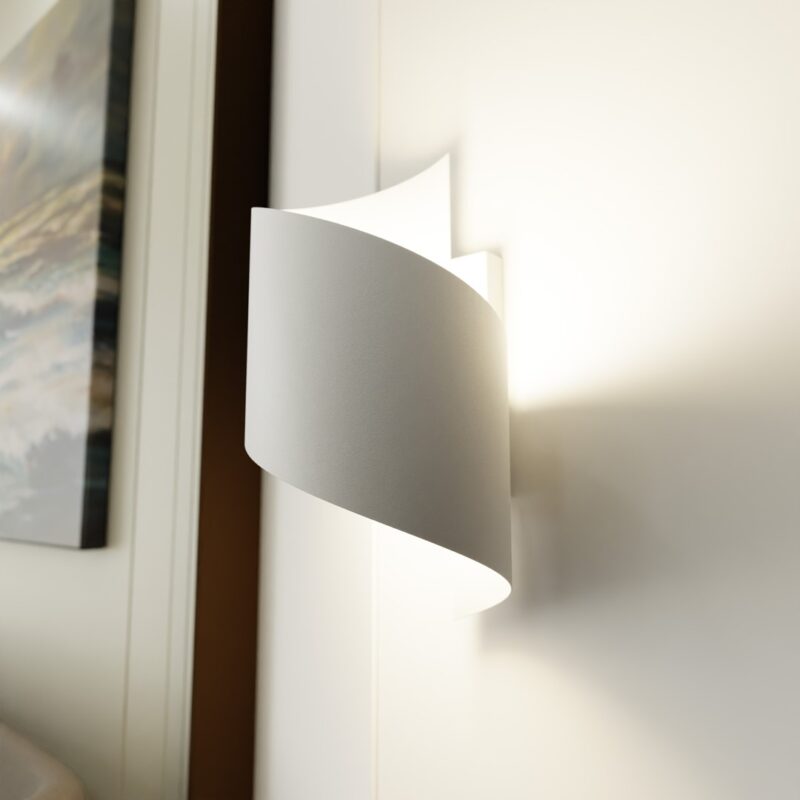 Spenser White Wall Lamp Image 2