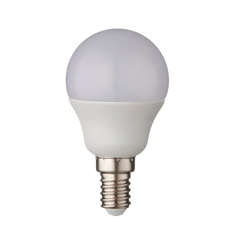 sl e14 led golf ball, frosted, 4000k warm white, 4.9w, non dimmable