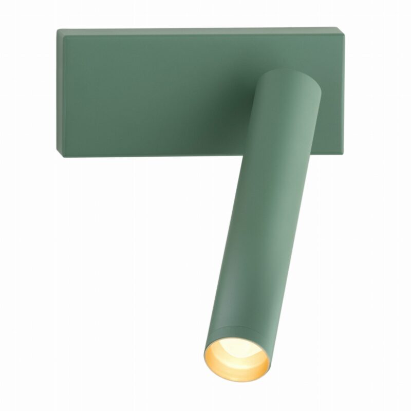 janiero led wall lamp, 4.2w, green, directional spot, 6cm width
