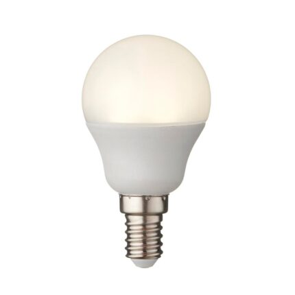 sl e14 led golf ball, frosted, 4000k warm white, 4.9w, non dimmable