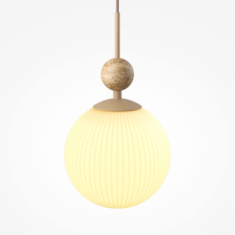 TAVO Beige Pendant luminaire , Stone Image 2