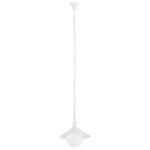 Terba Outdoor Pendant Lamp, 1 Light, White, IP44, 29cm