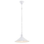 Terba Hanging Pendant Lamp, White, 1 Light, 29cm
