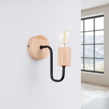 Timbo Wall lamp black Image 2