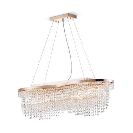 Toils Gold Chandelier, Metal
