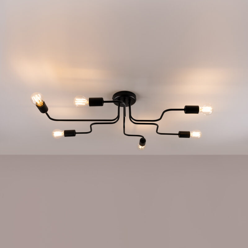 Vector Chandelier 6 black Image 3
