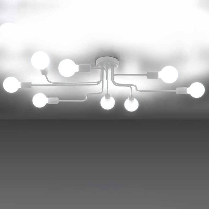 Vector Chandelier 8 white Image 3