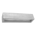 Zega Large Concrete Wall Light, 2 Lamp, 50cm Wide