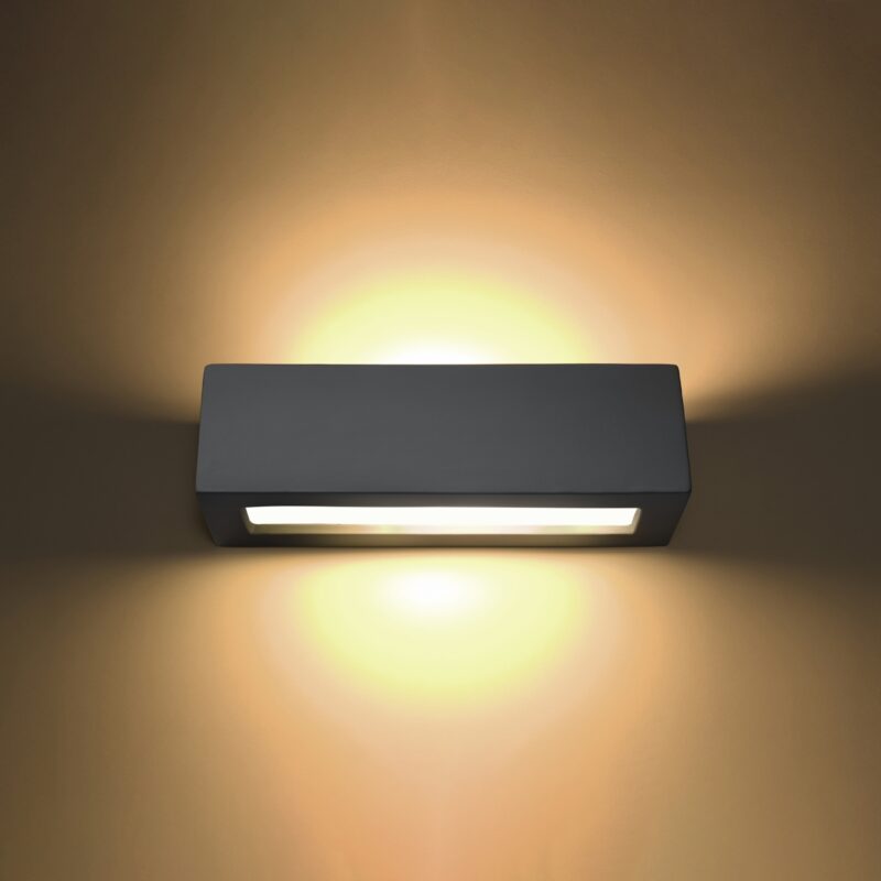 Vega Wall lamp ceramic grey Image 3