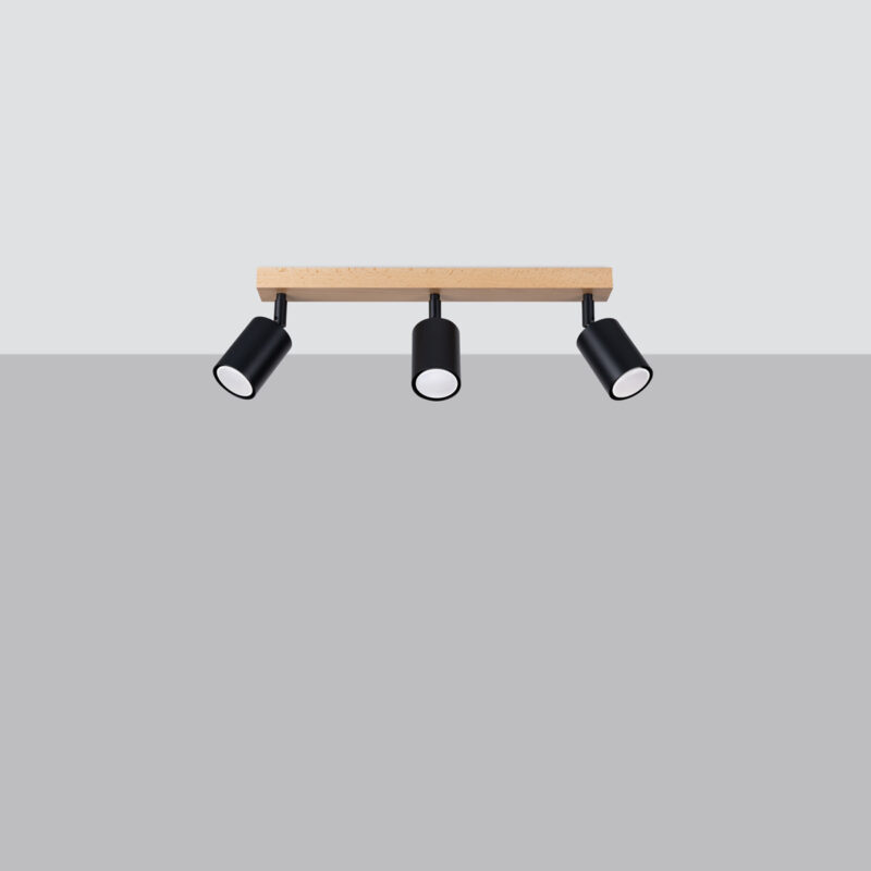 Verdo Ceiling lamp 3L black Image 2