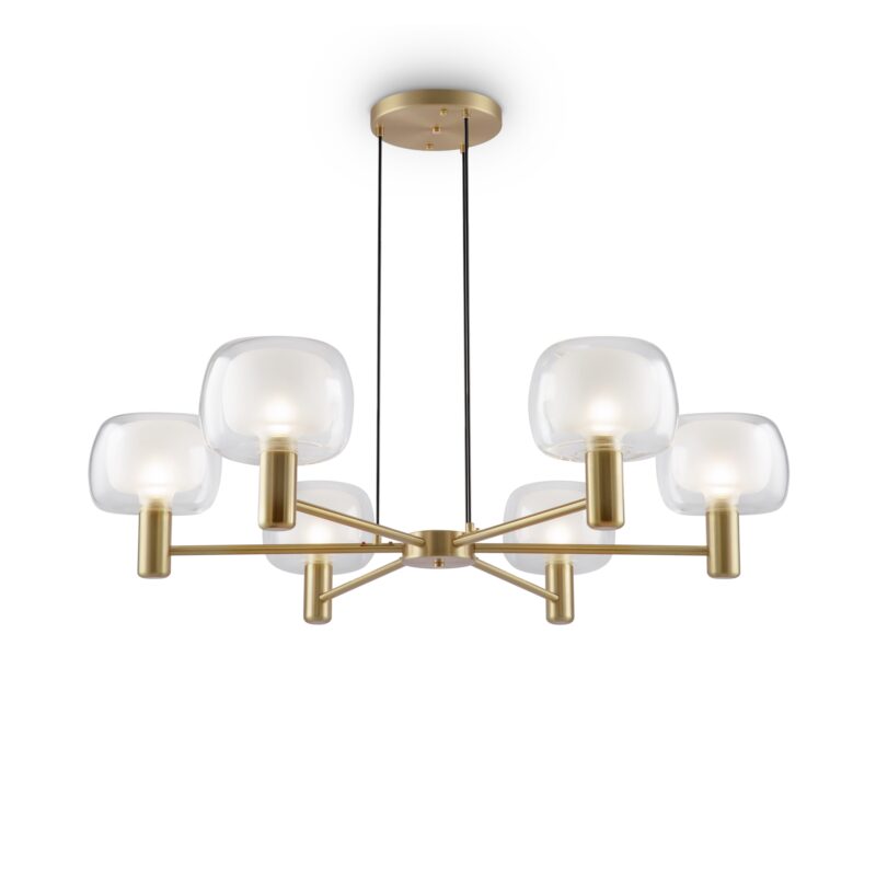 Vision Gold Pendant luminaire , Aluminum Image 3