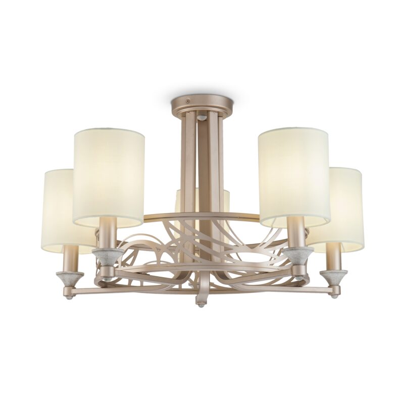 Vittoria Gold Chandelier, Metal Image 3