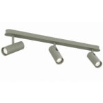 Lensa Sage 3 Lamp Bar Spotlight, Adjustable Heads, Steel, GU10, 100cm Length