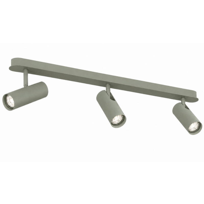 lensa sage 3 lamp bar spotlight, adjustable heads, steel, gu10, 100cm length
