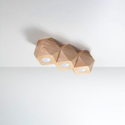 Woody Ceiling lamp 3 natural wood Image 2