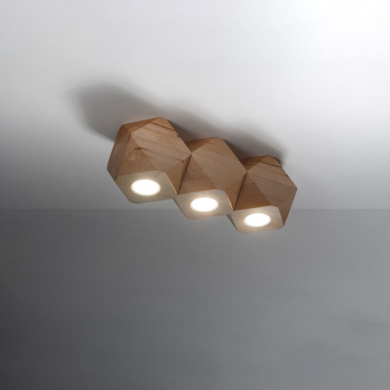 Woody Ceiling lamp 3 natural wood Image 3