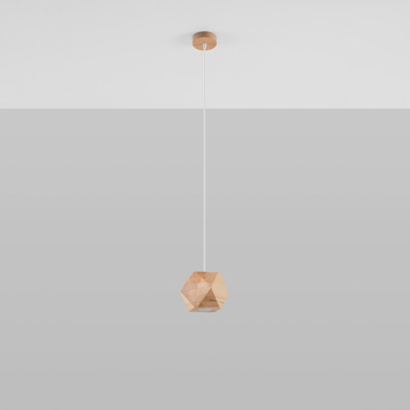 Woody Pendant lamp natural wood Image 2