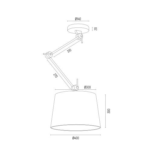 Zak Pendant Lamp 1 Light Image 3