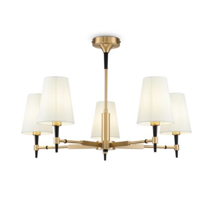 Zaragoza Brass Chandelier, Metal