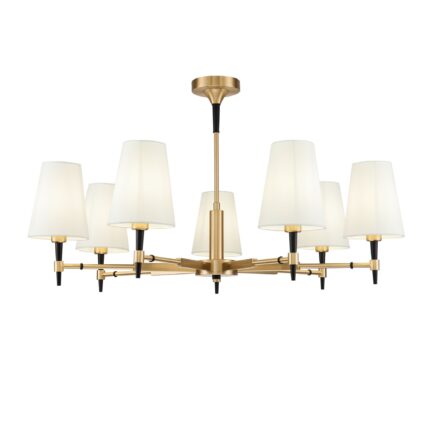 Zaragoza Brass Chandelier, Metal