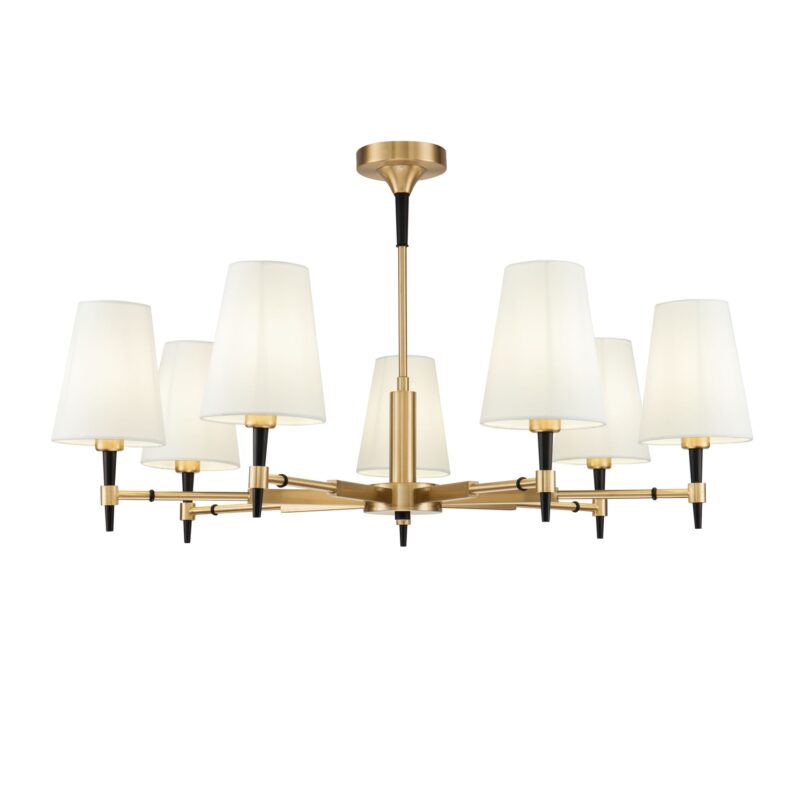 Zaragoza Brass Chandelier, Metal